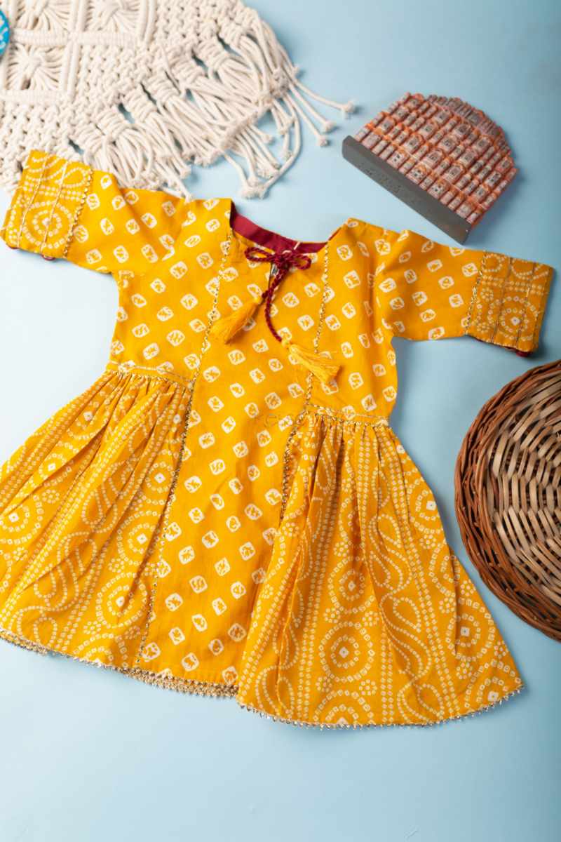 Image for Kusvaa Mbe81 Divya Kid Cotton Frock Featured