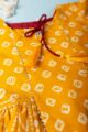 Image for Kusvaa Mbe81 Divya Kid Cotton Frock Side