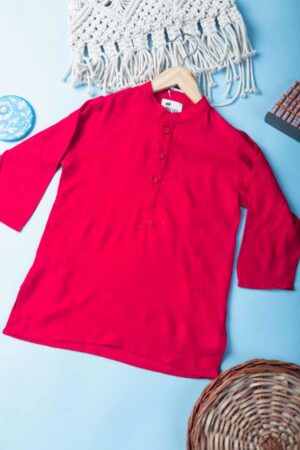 Image for Kusvaa Mbe84 Ayan Rayon Boy Kurta Featured