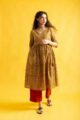 Image for Kusvaa Vcr198 Lavanthika Cotton A Line Kurta Front
