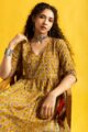 Image for Kusvaa Vcr198 Lavanthika Cotton A Line Kurta Sitting