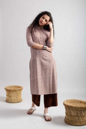 Image for Kusvaa Vcr200 Vipasha Cotton Straight Fit Kurta Featured