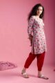 Image for Kusvaa Vcr202 Madhavi Cotton Straight Fit Kurta Side