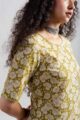 Image for Kusvaa Vcr204 Manishitha Cotton Straight Fit Kurta Closeup