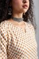 Image for Kusvaa Vcr205 Neeta Cotton Straight Fit Kurta Closeup
