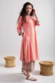 Image for Kusvaa Vcr206 Jaishree Cotton Slub Kurta Pant Set Side