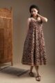 Image for Kusvaa Ws1001 Sachi Cotton Kalamkari Dress Front New