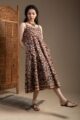 Image for Kusvaa Ws1001 Sachi Cotton Kalamkari Dress Side New
