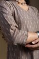 Image for Kusvaa Ws1002 Arunima Ikkat A Line Dress Closeup 2 New