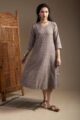 Image for Kusvaa Ws1002 Arunima Ikkat A Line Dress Side New