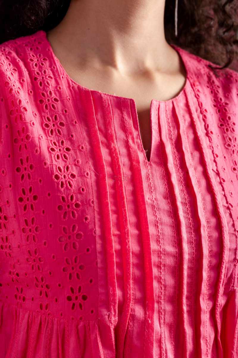 Image for Kusvaa Ws1023 Gautami Cotton Dobby Short Top Side