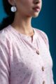Image for Kusvaa Ws722 Koral Straight Kurta Closeup New