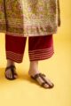 Image for Kusvaa Wsr313 Mohana Handblock Print Kurta With Chanderi Dupatta Closeup 2 New