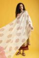 Image for Kusvaa Wsr313 Mohana Handblock Print Kurta With Chanderi Dupatta Front New
