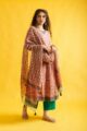 Image for Kusvaa Wsr397 Bhavya Handblock Kurta Dupatta Set Featured
