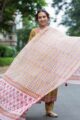 Image for Kusvaa Wsr398 Gauri Handblock Cotton Complete Suit Set Front New