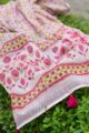 Image for Kusvaa Wsr398 Gauri Handblock Cotton Complete Suit Set Sitting New