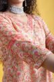 Image for Kusvaa Wsr404 Avani Handblock Cotton Complete Suit Set Closeup
