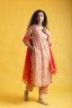 Image for Kusvaa Wsr404 Avani Handblock Cotton Complete Suit Set Front