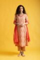 Image for Kusvaa Wsr404 Avani Handblock Cotton Complete Suit Set Side