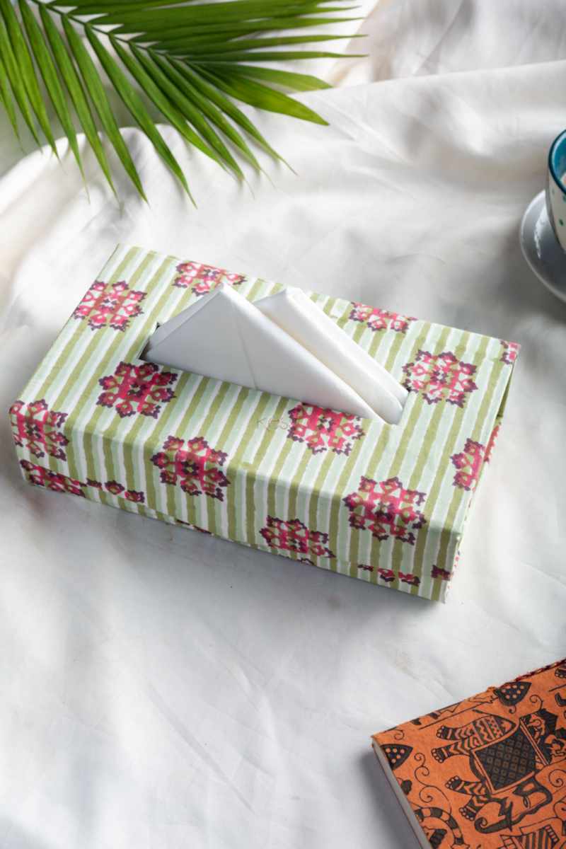 Image for Kusvaa Wsra110 Chaitali Multicolored Tissue Dispenser Featured