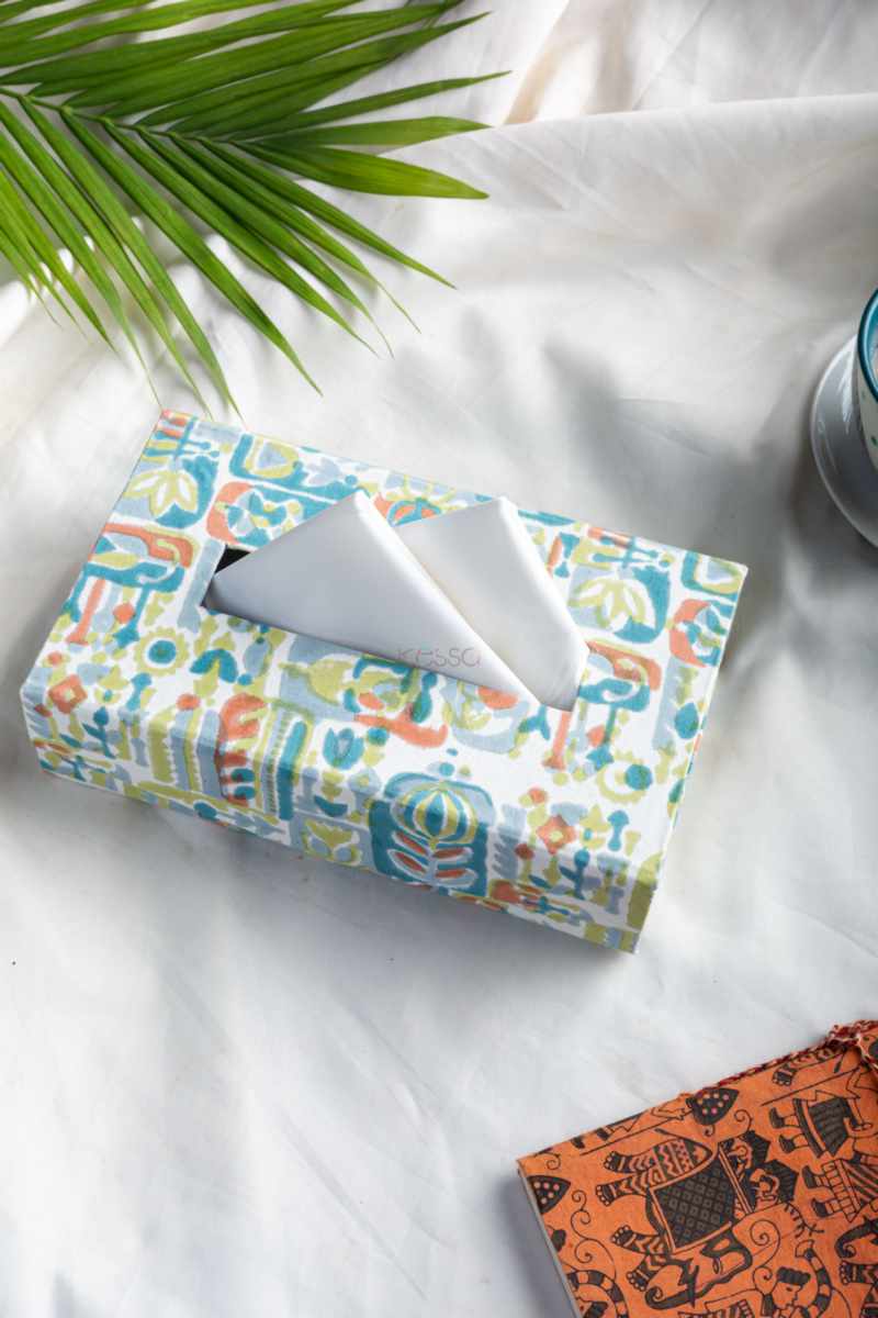 Image for Kusvaa Wsra115 Himani Multicolored Tissue Dispenser Featured