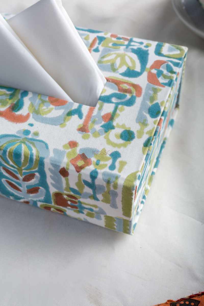 Image for Kusvaa Wsra115 Himani Multicolored Tissue Dispenser Front
