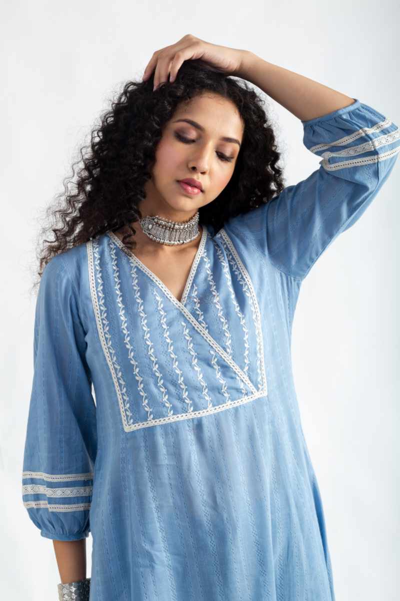 Image for Kusvaa Avdaf249 Aadita Cotton Kurta Pant Set Featured