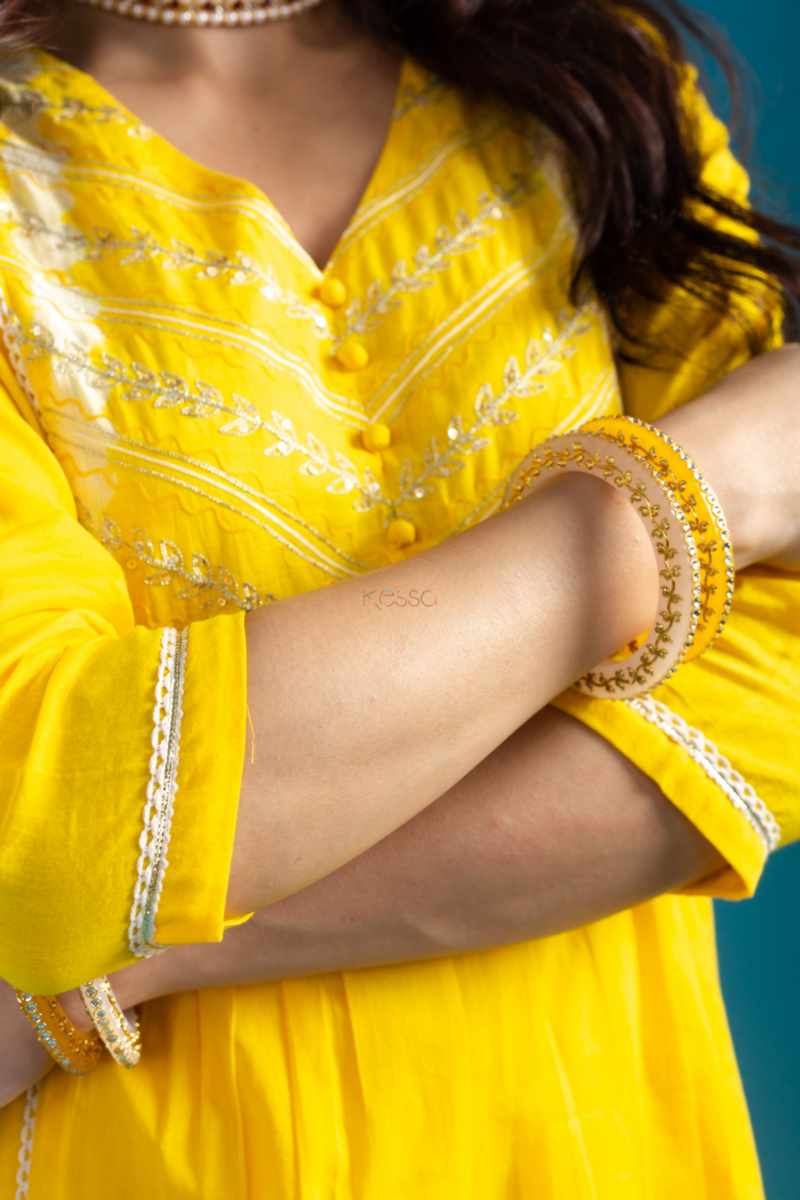 Image for Kusvaa Avdaf257 Garima Cotton Complete Suit Set Closeup