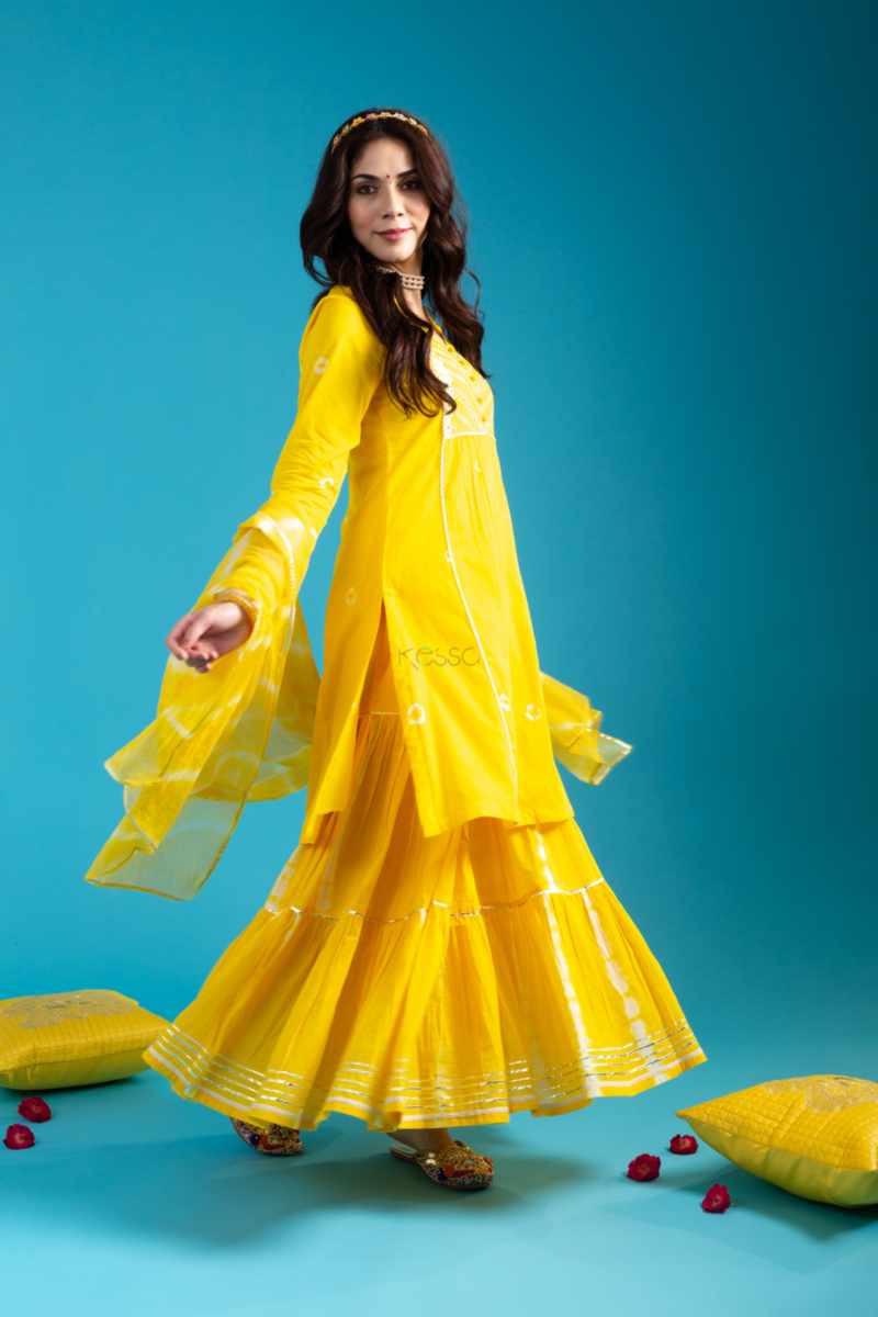 Image for Kusvaa Avdaf257 Garima Cotton Complete Suit Set Front