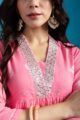 Image for Kusvaa Avdaf258 Jaya Cotton Complete Suit Set Closeup 2