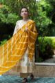Image for Kusvaa Avdaf259 Ranit Cotton Handblock Complete Suit Set Featured New