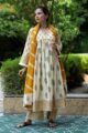 Image for Kusvaa Avdaf259 Ranit Cotton Handblock Complete Suit Set Side New