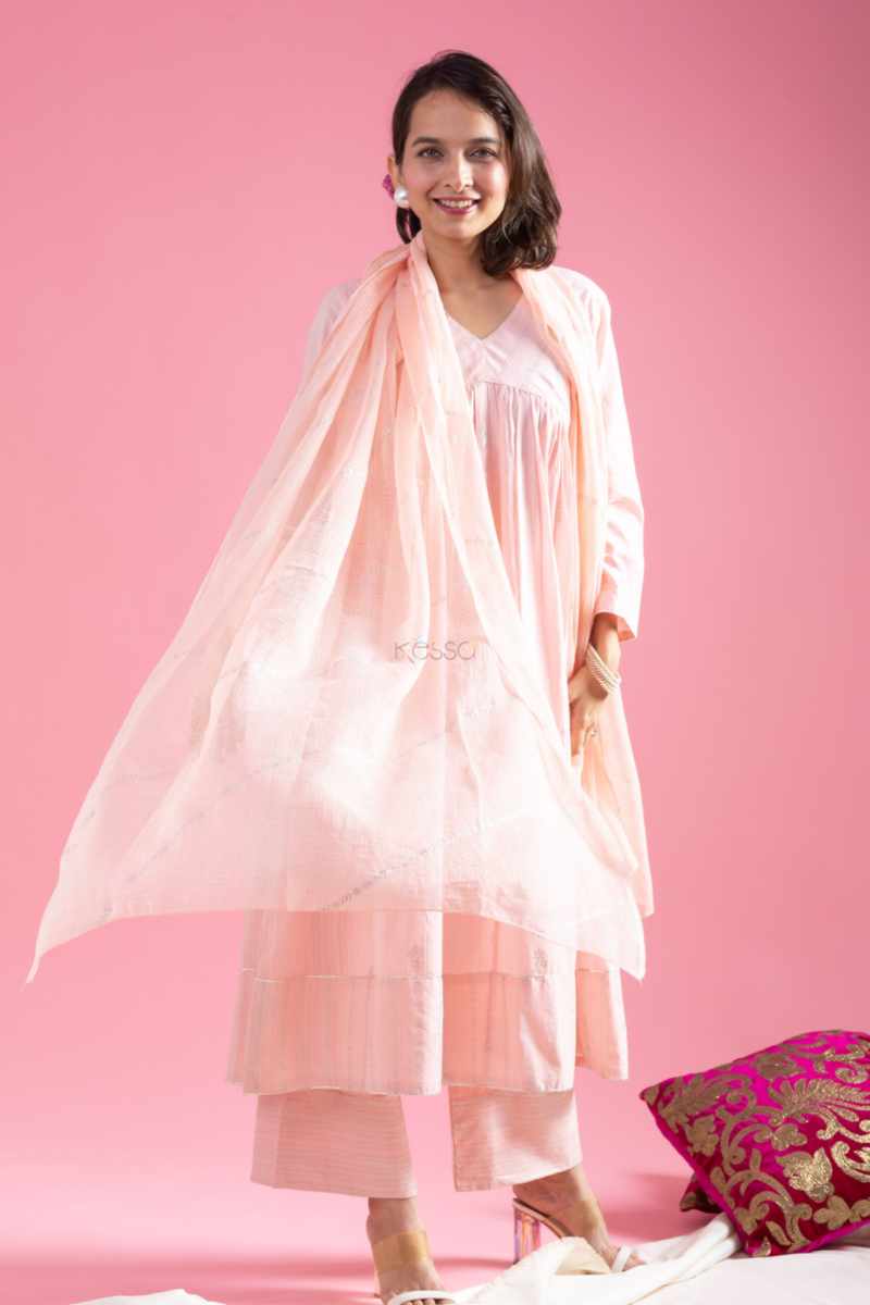 Image for Kusvaa Avdaf264 Bhavya Cotton Complete Suit Set Side