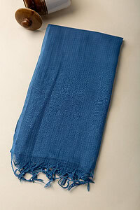 Image for Kusvaa Rndupatta05 Multi Color Cotton Kota Doria Dupatta Blue Featured