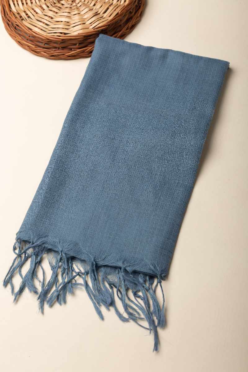 Image for Kusvaa Rndupatta05 Multi Color Cotton Kota Doria Dupatta Grey Featured