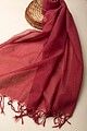 Image for Kusvaa Rndupatta05 Multi Color Cotton Kota Doria Dupatta Lightmaroon Side