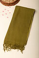 Image for Kusvaa Rndupatta05 Multi Color Cotton Kota Doria Dupatta Olivegreen Featured
