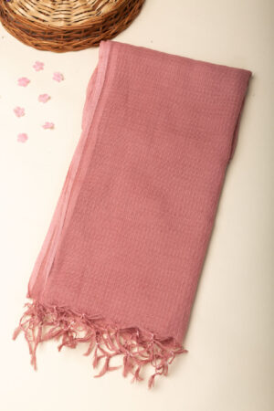 Image for Kusvaa Rndupatta05 Multi Color Cotton Kota Doria Dupatta Onionpink Featured