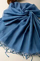 Image for Kusvaa Rndupatta05 Multi Color Cotton Kota Doria Dupatta Skyblue Front
