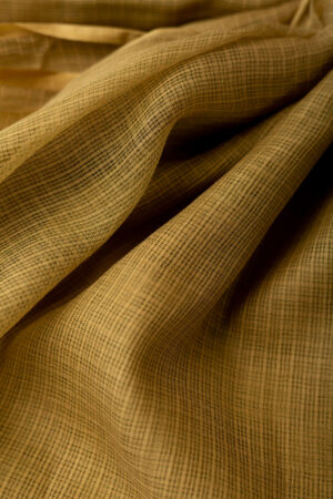Image for Kusvaa Rndupatta05 Multi Color Cotton Kota Doria Dupatta Warmolivegreen Side