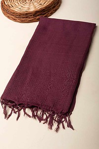 Image for Kusvaa Rndupatta05 Multi Color Cotton Kota Doria Dupatta Wine Featured