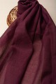 Image for Kusvaa Rndupatta05 Multi Color Cotton Kota Doria Dupatta Wine Side