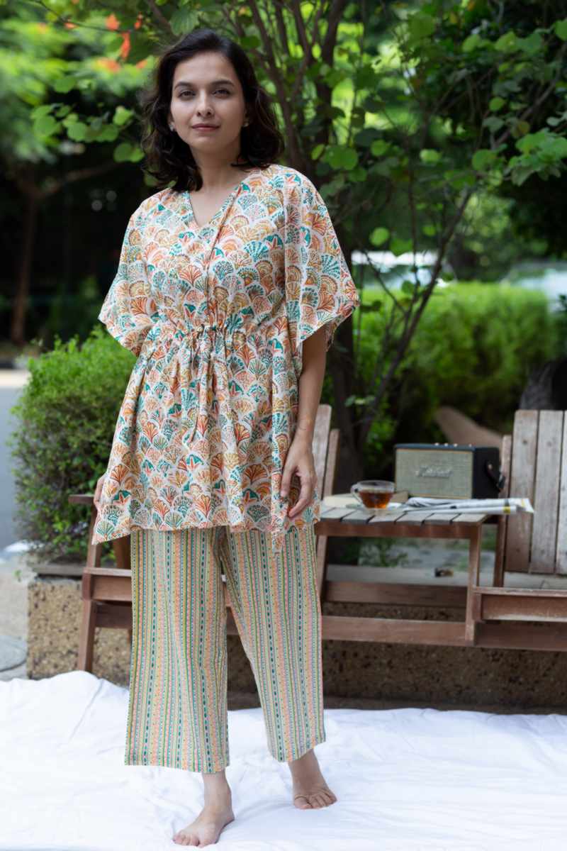 Image for Kusvaa Vcr213 Pakhi Cotton Loungewear Set Side