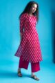 Image for Kusvaa Vcr214 Agrata Cotton Butti Print Kurta Side