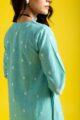 Image for Kusvaa Ws1039 Jasleen South Cotton A Line Kurta Closeup 2