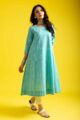 Image for Kusvaa Ws1039 Jasleen South Cotton A Line Kurta Side