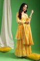 Image for Kusvaa Ws1043 Anvitha Cotton Khadi Print Complete Suit Set Side