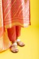 Image for Kusvaa Ws1045 Noor Chanderi Complete Suit Set Closeup 2