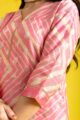 Image for Kusvaa Ws1045 Noor Chanderi Complete Suit Set Closeup